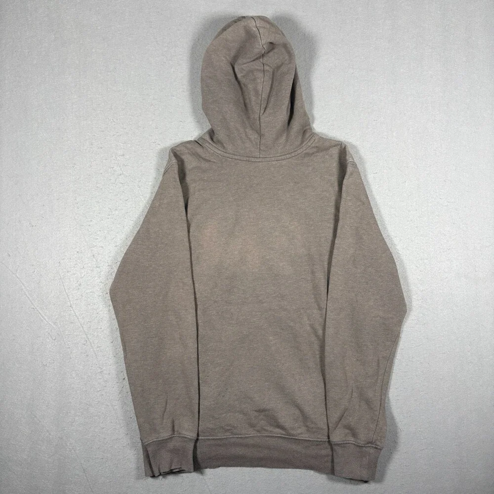 The North Face Bear Graphic Hoodie Mens M Taupe Grey Pullover Sweatshirt